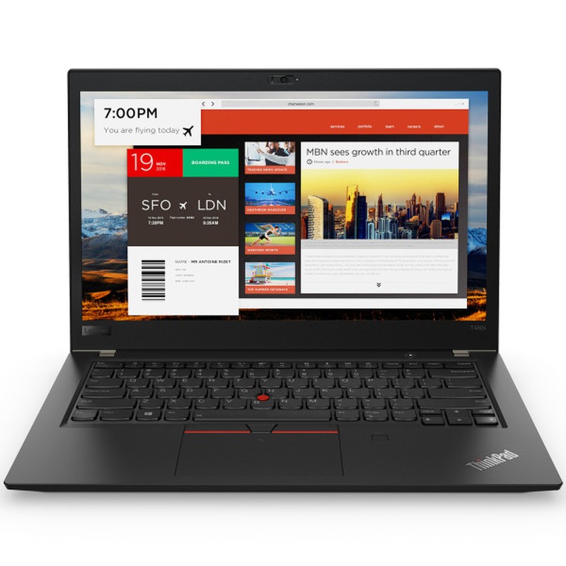 Lenovo ThinkPad T480s | Intel Core i5-8250U | 8Go RAM | 256Go SSD | Écran 14" Full HD