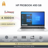HP ProBook 450 G8 Core i7-1165G7 | 16Go RAM DDR4 | 512Go SSD | Écran 15.6" Full HD