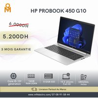 HP ProBook 450 G10 Core i5 13ᵉ Génération | 16Go RAM | 512Go SSD | 10 Cœurs / 12 Threads